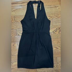 19 Cooper Black Backless Halter Dress